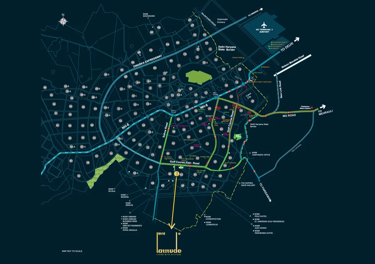 M3M Altitude 65 Location Advantages