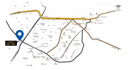 smartworld-skyarc-location-map